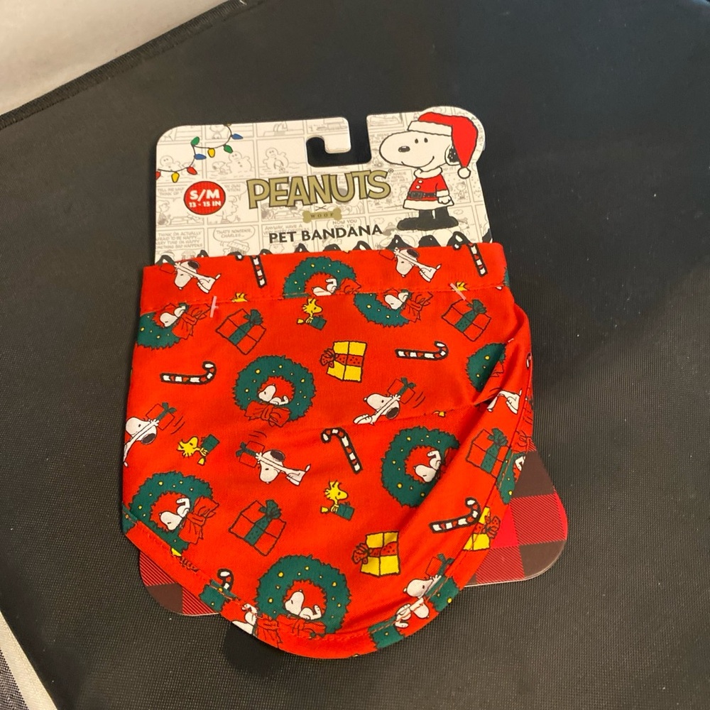 Peanuts Red Pet Bandana
